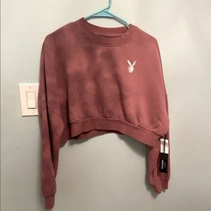 Playboy by PacSun cropped sweatshirt